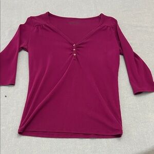 Victoria's Secret Berry Long Sleeve Top